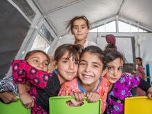 Children at an IRC-run program 