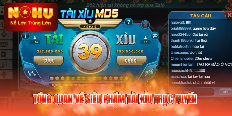 Tổng quan về siêu phẩm tài xỉu trực tuyến
